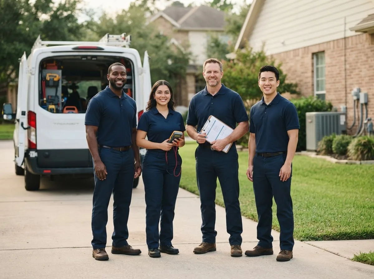 Certified HVAC technician near Cleveland, TX